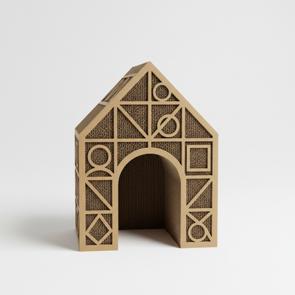 小屋造型猫抓板