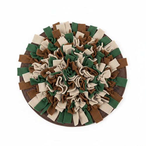 Snuffle Mat - Green & Brown