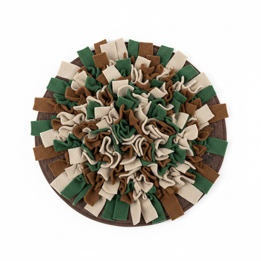 Snuffle Mat - Green & Brown
