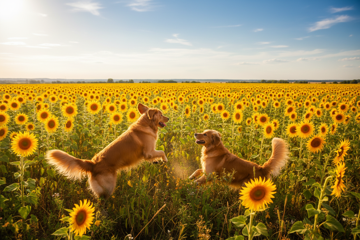 Two Golden Retrievers